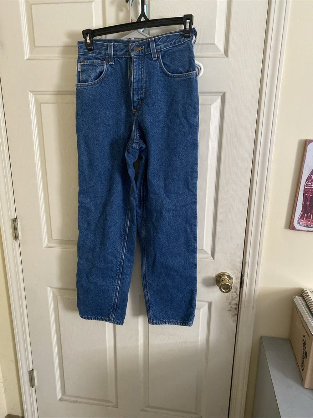 Carhartt Fleece Lined Jeans 18 Regular Relaxed Fit Youth